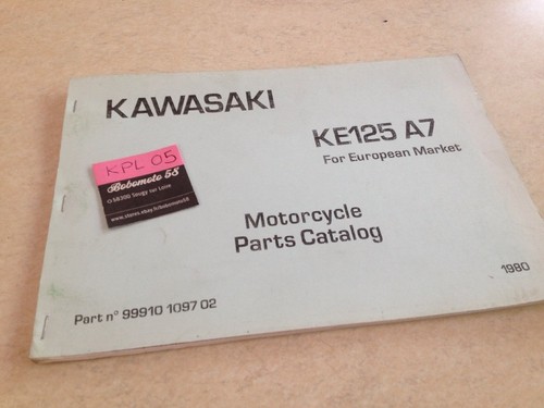 Kawasaki parts lista - ke125, a7